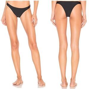 NWT Ellejay Daniela Black bikini bottoms